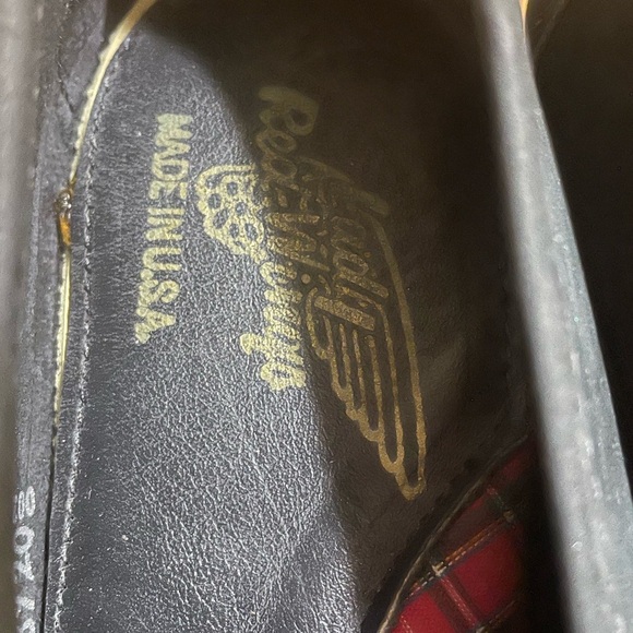 Lady Red Wing Black Penny Loafers Suede Leather 7.5B Western Boho - Picture 7 of 8